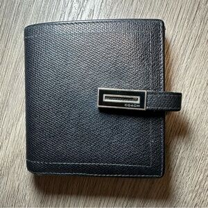 Coach Bifold Mad Mini Wallet Black Color Style 7830 RGN